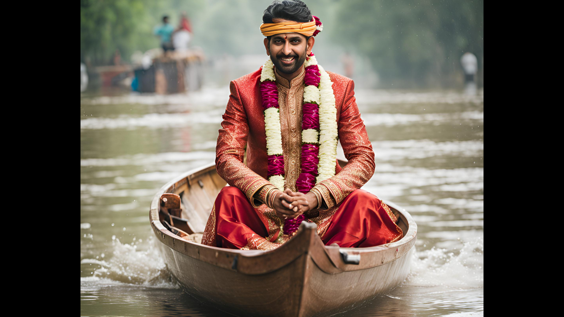 Groom Sails On Boat To Marry In Flood Hit Region In Bihar, Watch Videos