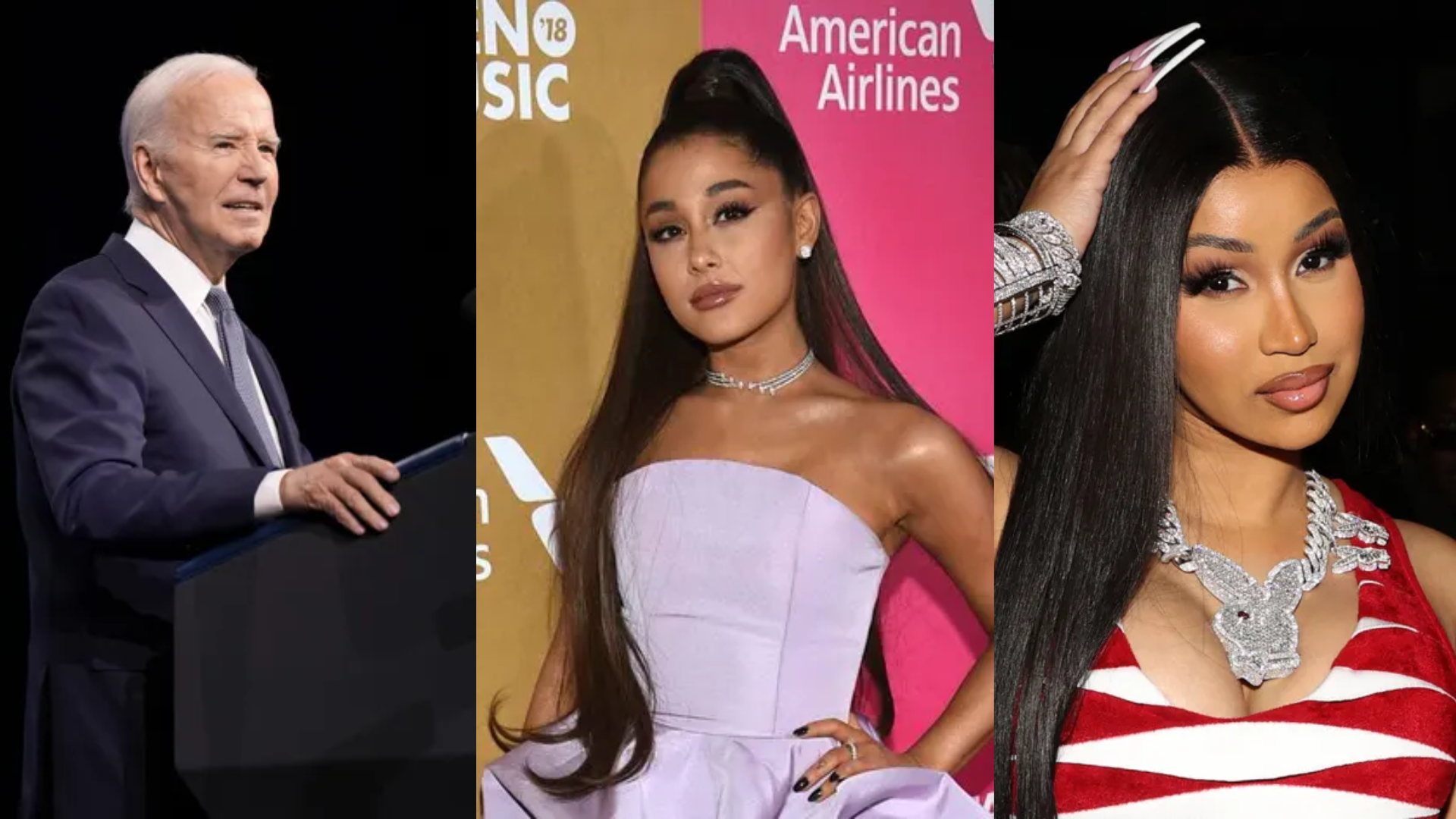 Biden’s Exit Sparks Celeb Reactions: From Cardi B To Ariana Grande, Support Grows For Kamala Harris