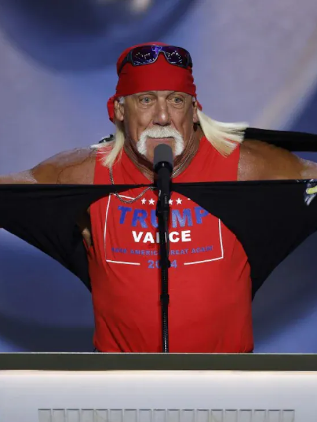 TRUMPAMANIA: Hulk Hogan Tears T-Shirt off for Donald Trump