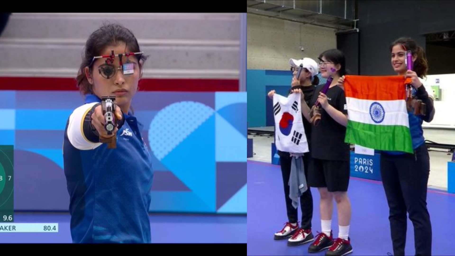 India Wins Its First Medal In Olympics, Manu Bhaker Bags Bronze In Shooting, PM Modi Congratulates