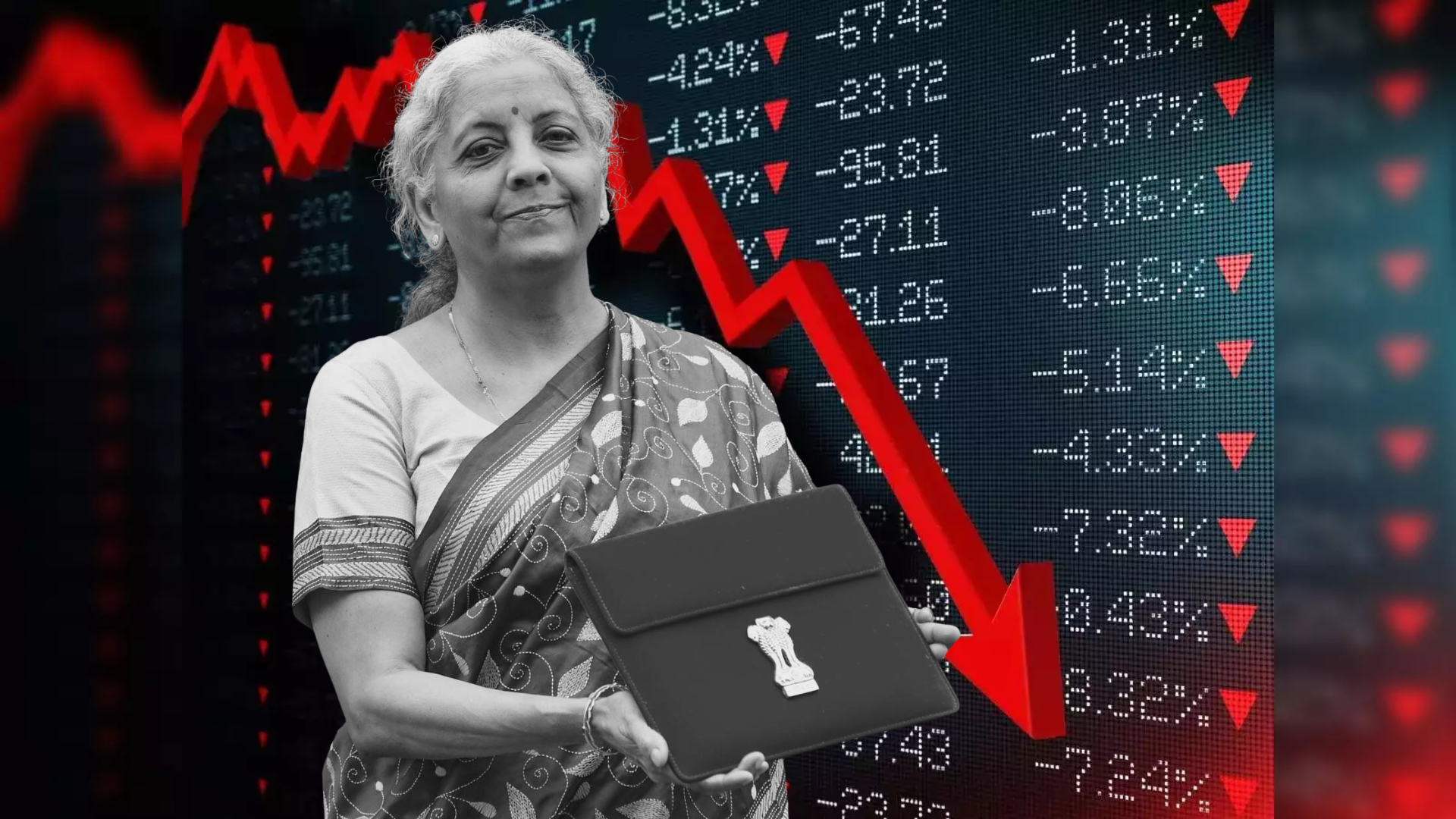 Union Budget 2024:  Panic Sell-Off Begins As Stock Market Crashes Down By 1000 Points