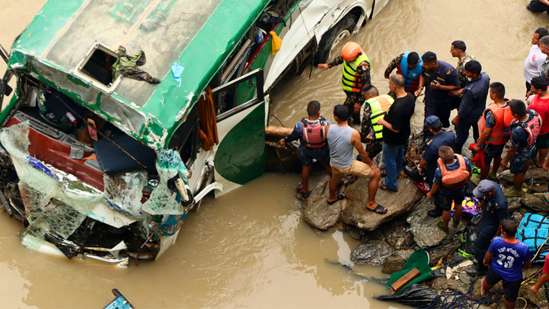 Post-Mortem Underway for 27 Indian Victims of Nepal Bus Accident