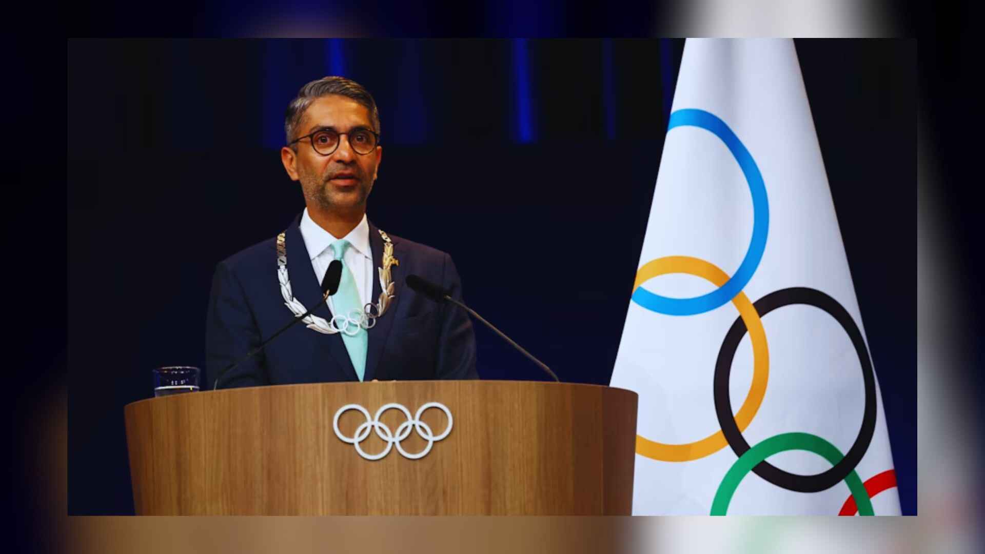 Indian shooting legend Abhinav Bindra receives Olympic medal in Paris