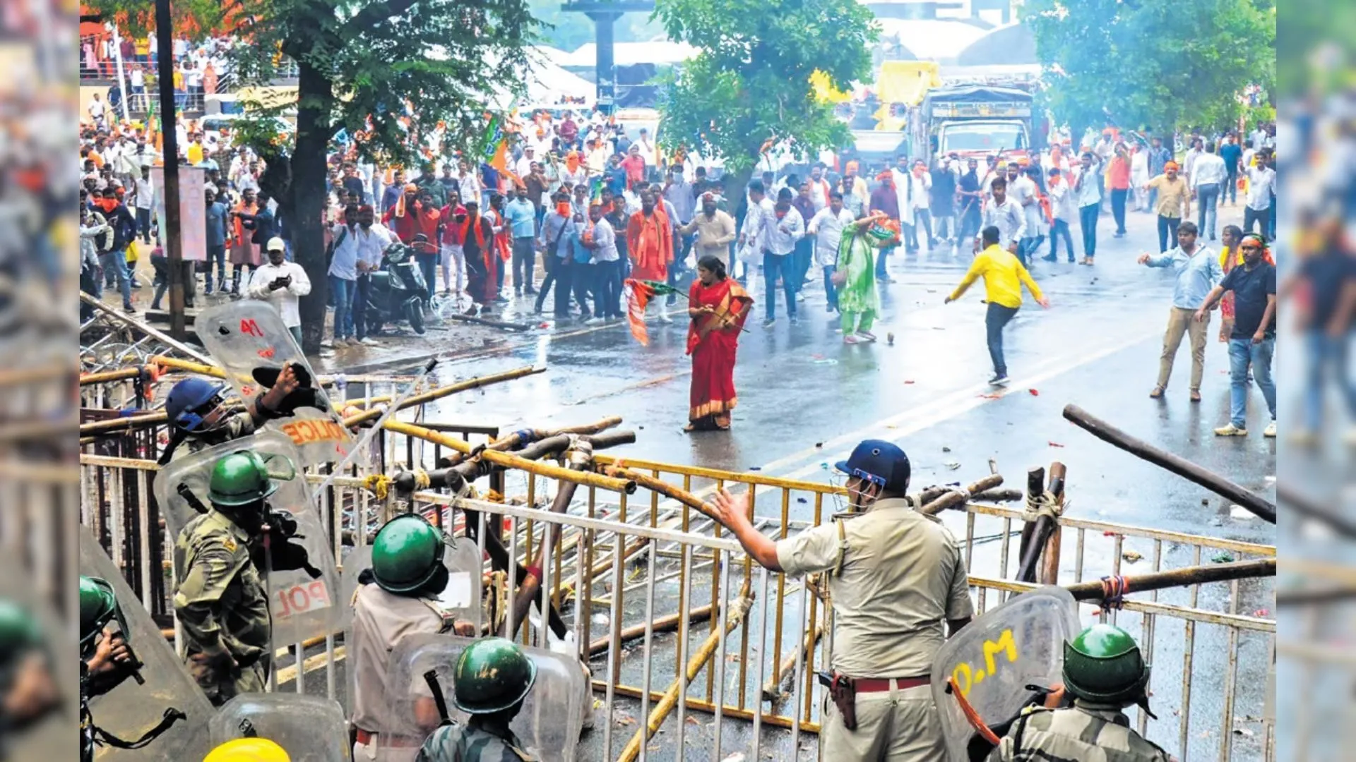 FIR Filed Against 12,000+ For Clash During BJYM Rally In Ranchi