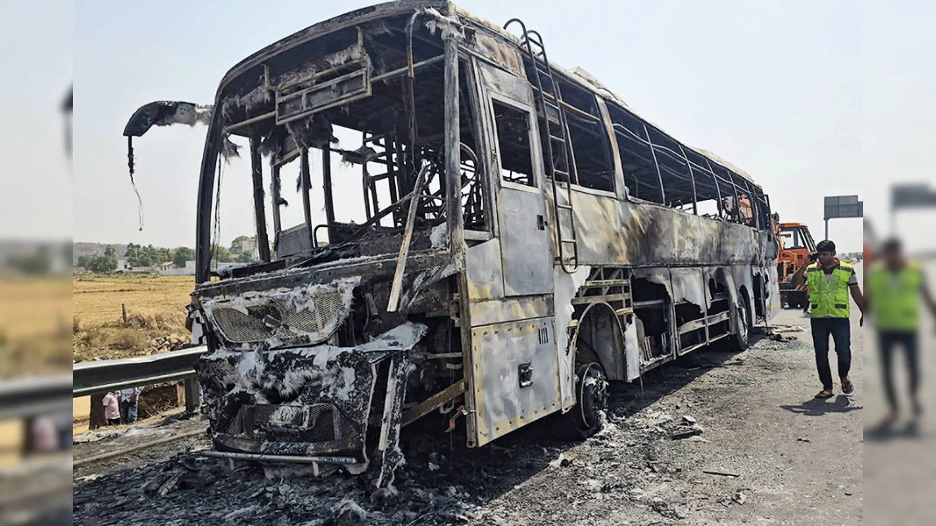 Cluster Bus Catches Fire In Delhi’s Jagatpuri, 40 Passengers Evacuated Safely