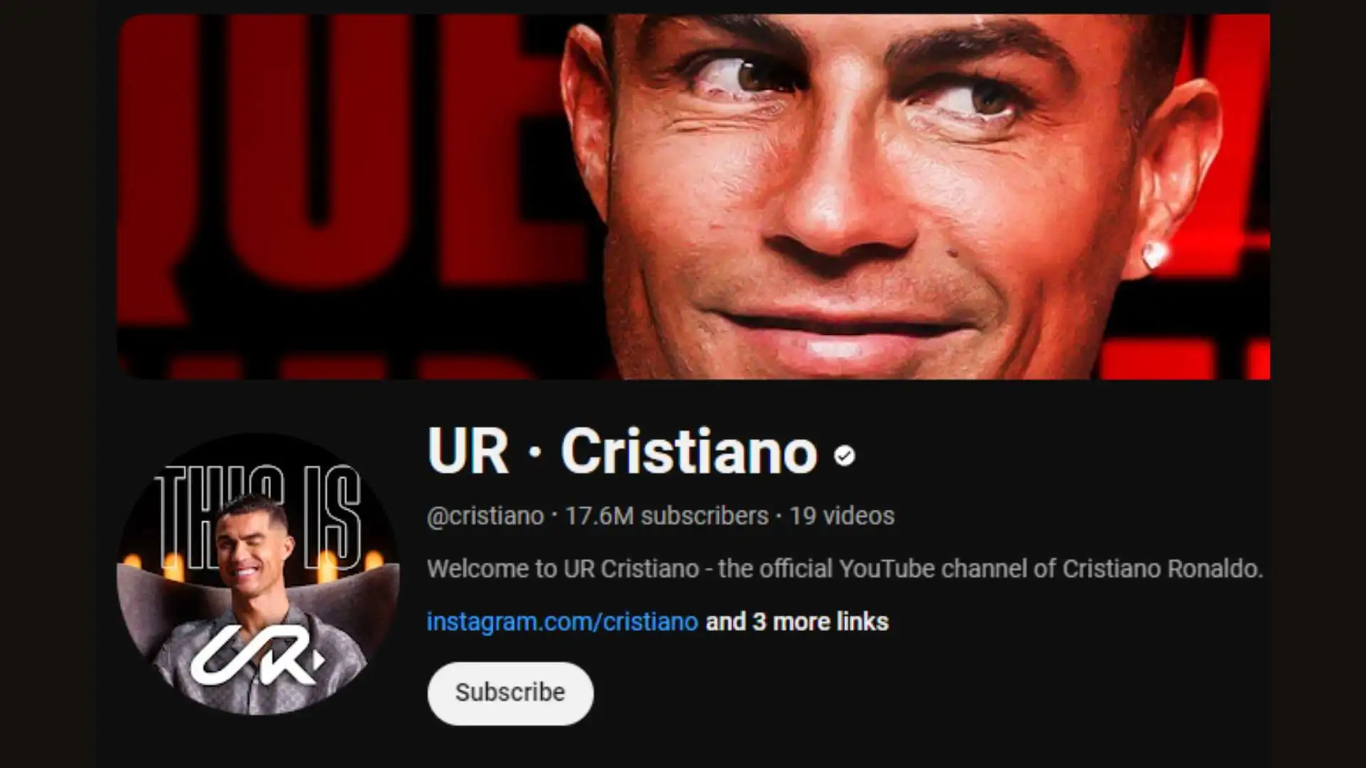 Cristiano Ronaldo Breaks YouTube Record With Fastest 17 Million Subscribers In Just One Day