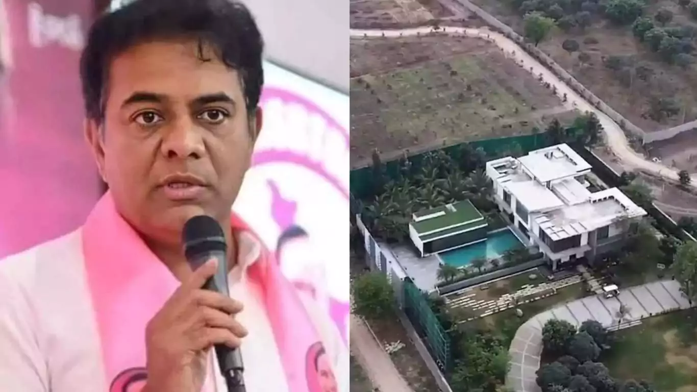 HYDRAA Inspects KT Rama Rao’s Farmhouse And Educational Institutions For Encroachments On Water Bodies