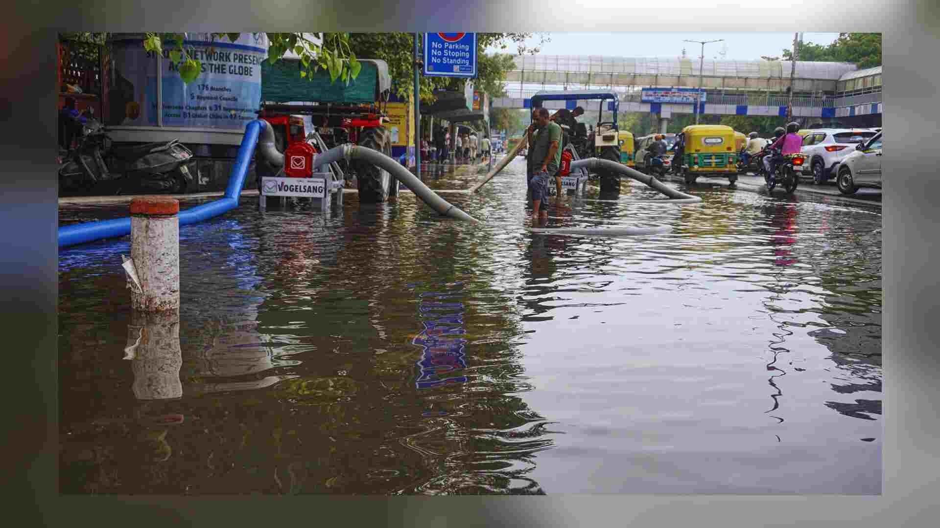 IMD’s Yellow Alert: Delhi Braces For More Rain As Streets Stay Flooded