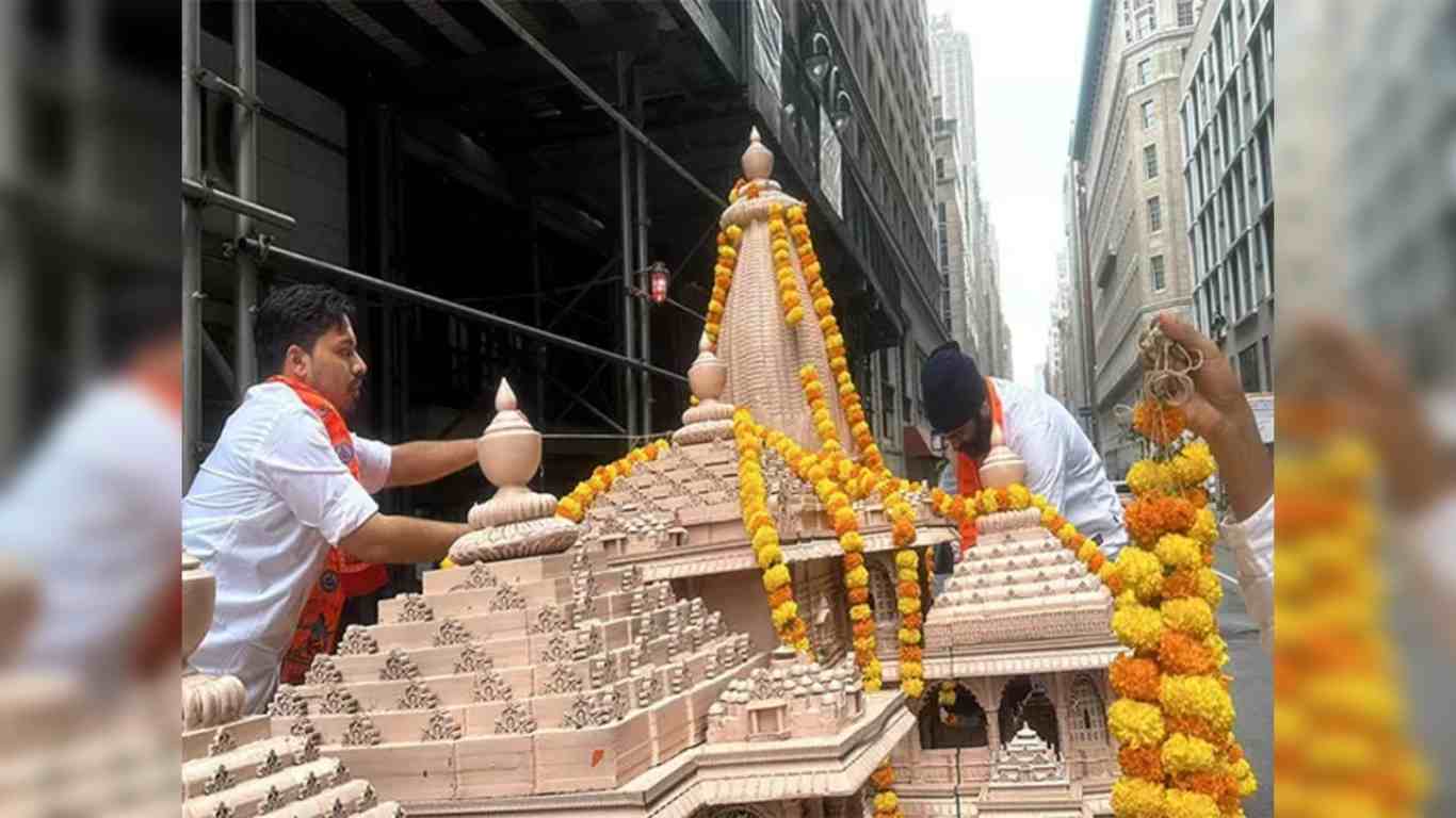 India Day Parade In New York Highlights Ram Mandir Float Amid Controversy