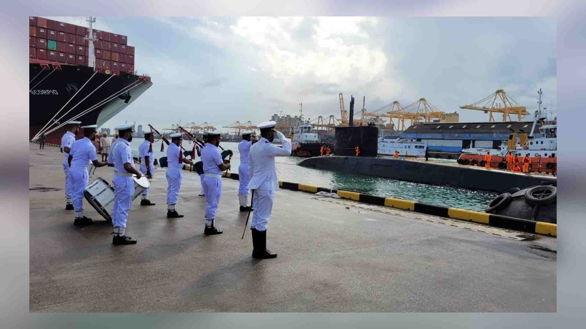 Indian Navy’s INS Shalki Docks In Colombo For Key Visit