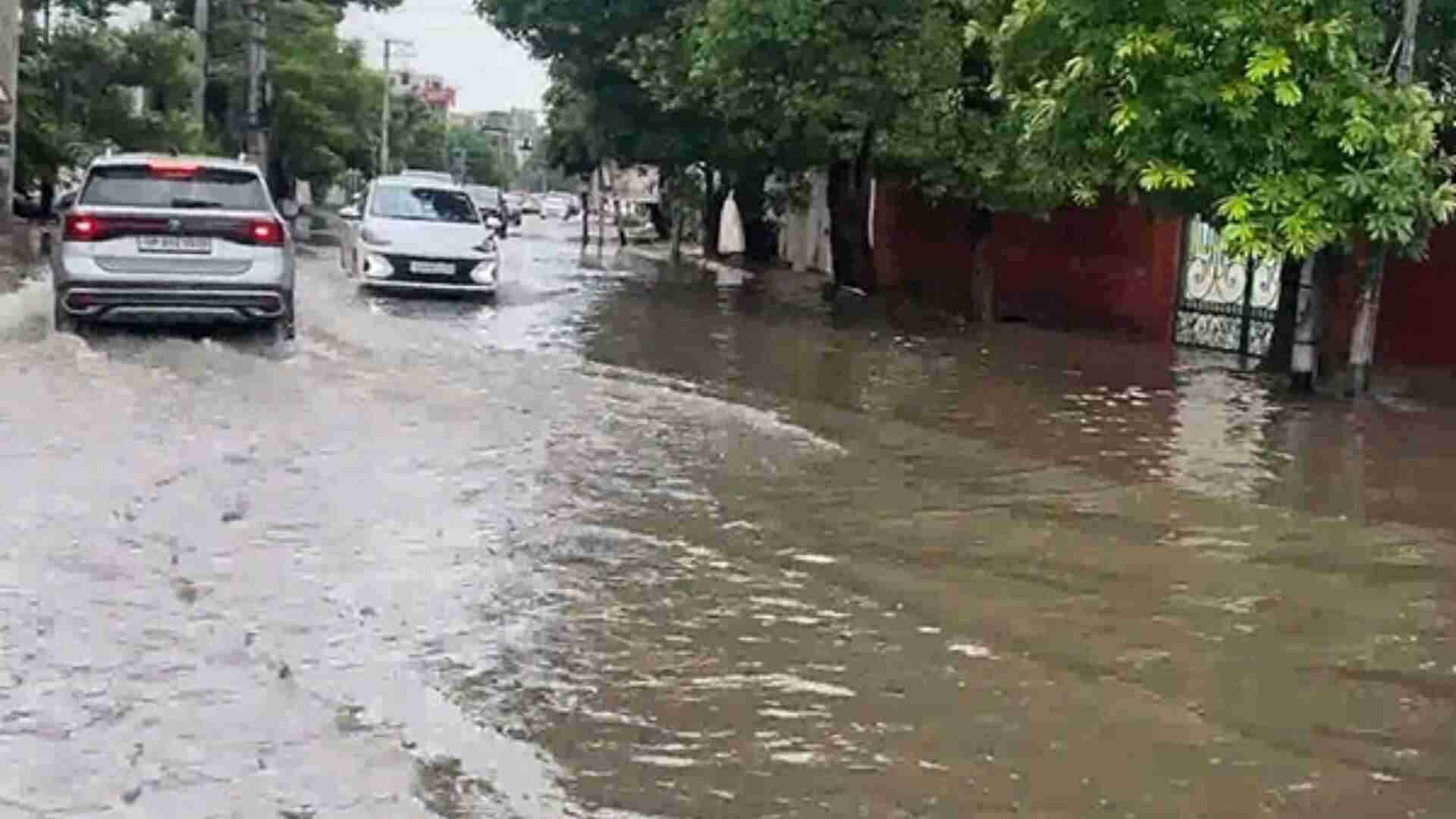 Heavy Rain Hits Punjab’s Jalandhar, IMD Forecasts Moderate Rainfall For Parts Of Haryana