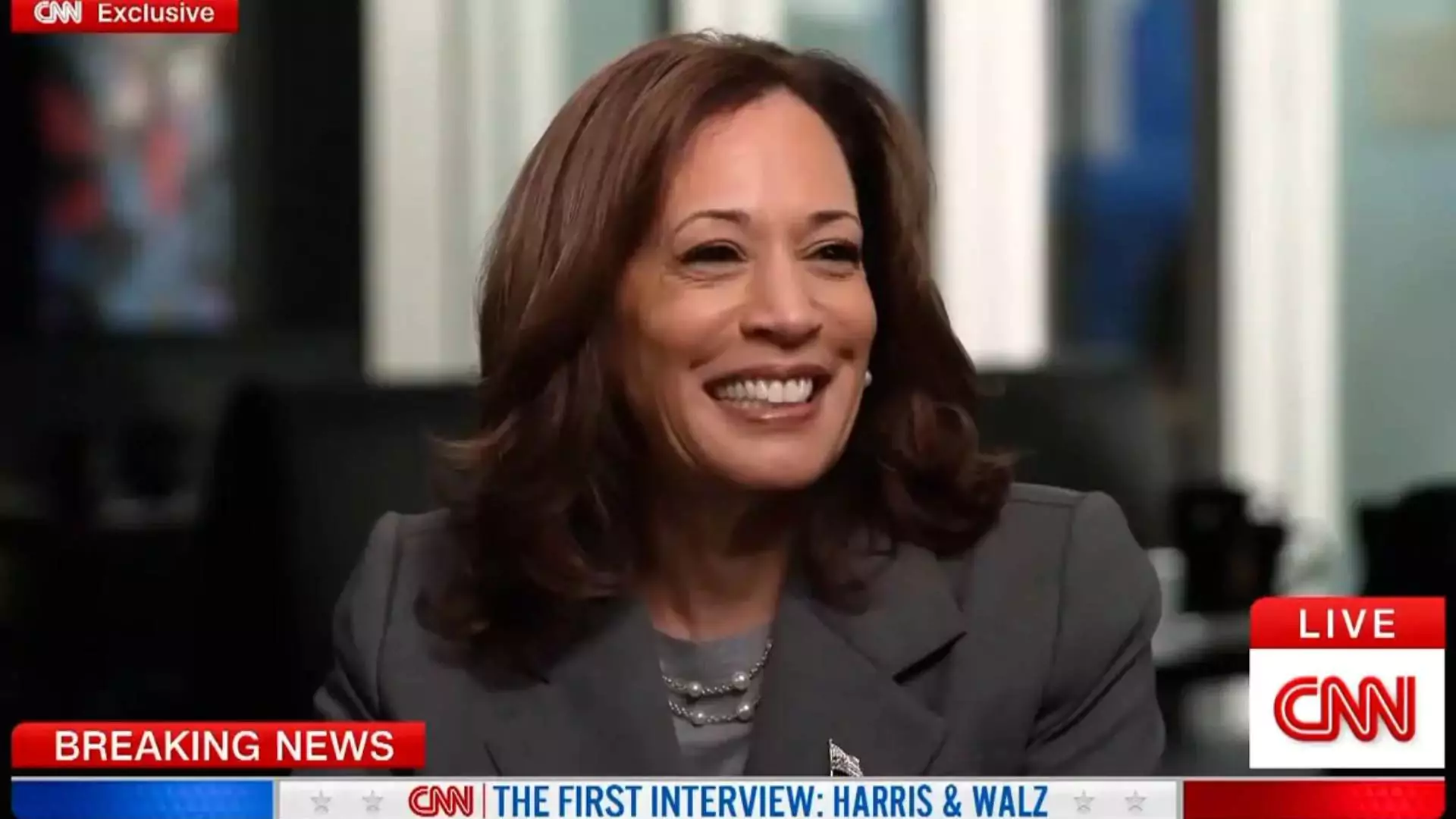 Kamala Harris: Mọi điều ứng cử viên đảng Dân chủ nói trong cuộc phỏng vấn của CNN -