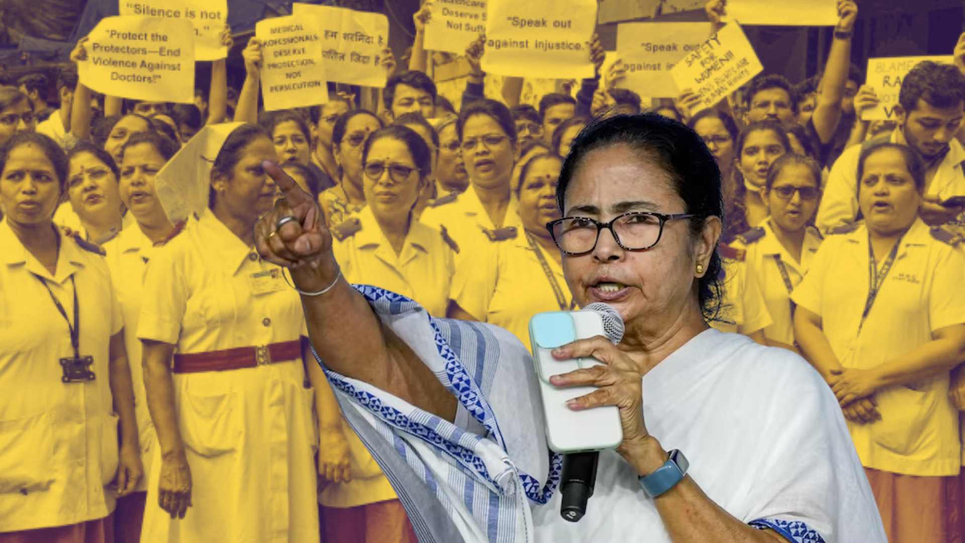 Kolkata doctor rape-murder: CM Mamata Banerjee Accuses  CPI(M) And BJP For Orchestrating Violence