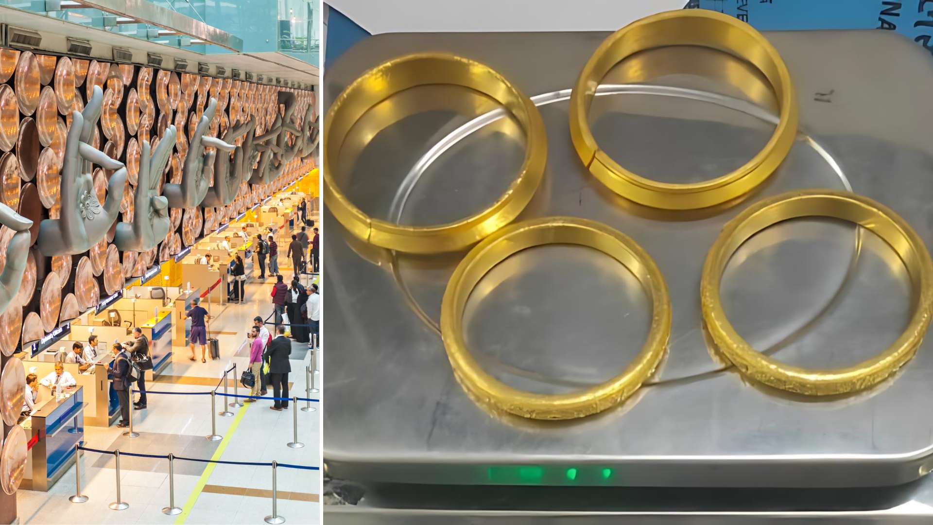 Woman Arrested At Delhi Airport With Gold Bangles Worth Over ₹54 Lakh