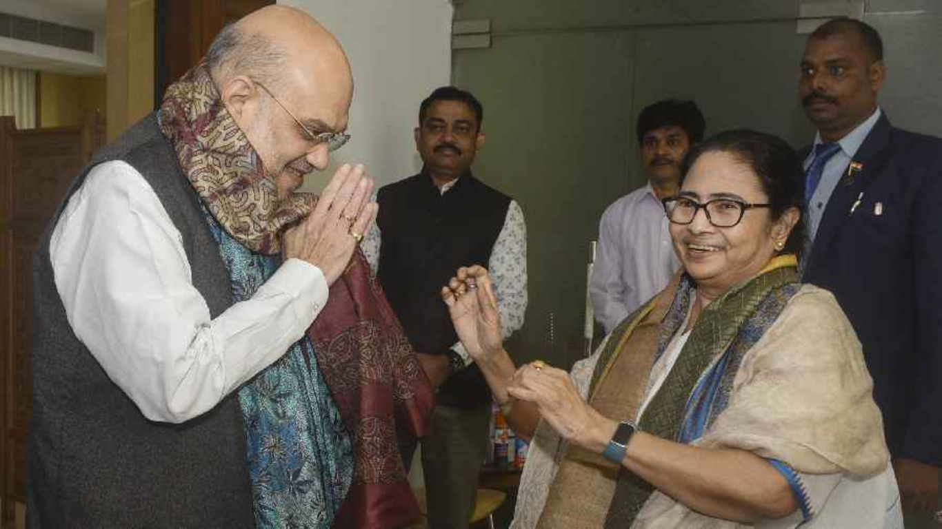 Mamata Banerjee’s Congratulatory Post to Amit Shah Sparks Political Tussle Between TMC and BJP