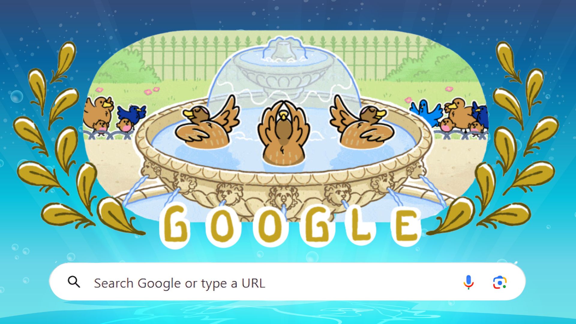 Google Doodle Today: Day 10 Celebrates Artistic Swimming at Paris Olympics 2024