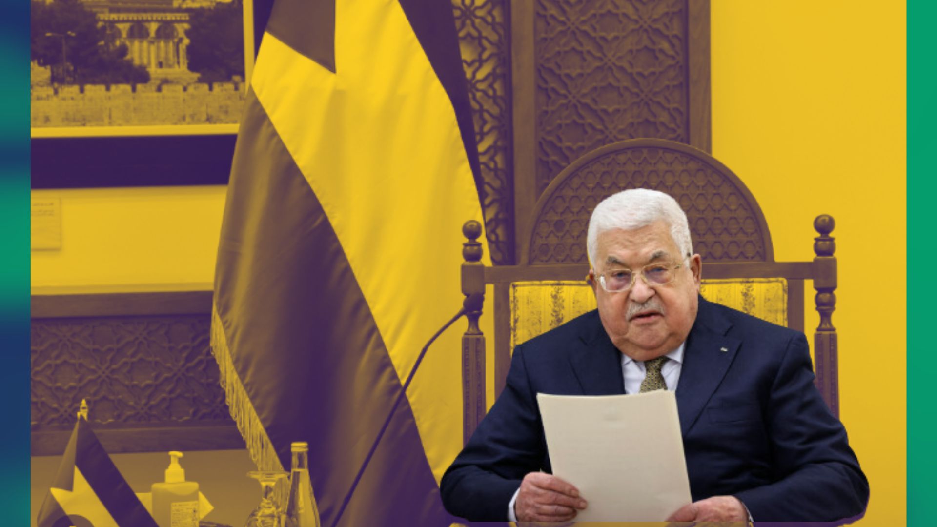 Palestinian President Abbas Calls For Two-State Solution As Path To Peace In West Asia