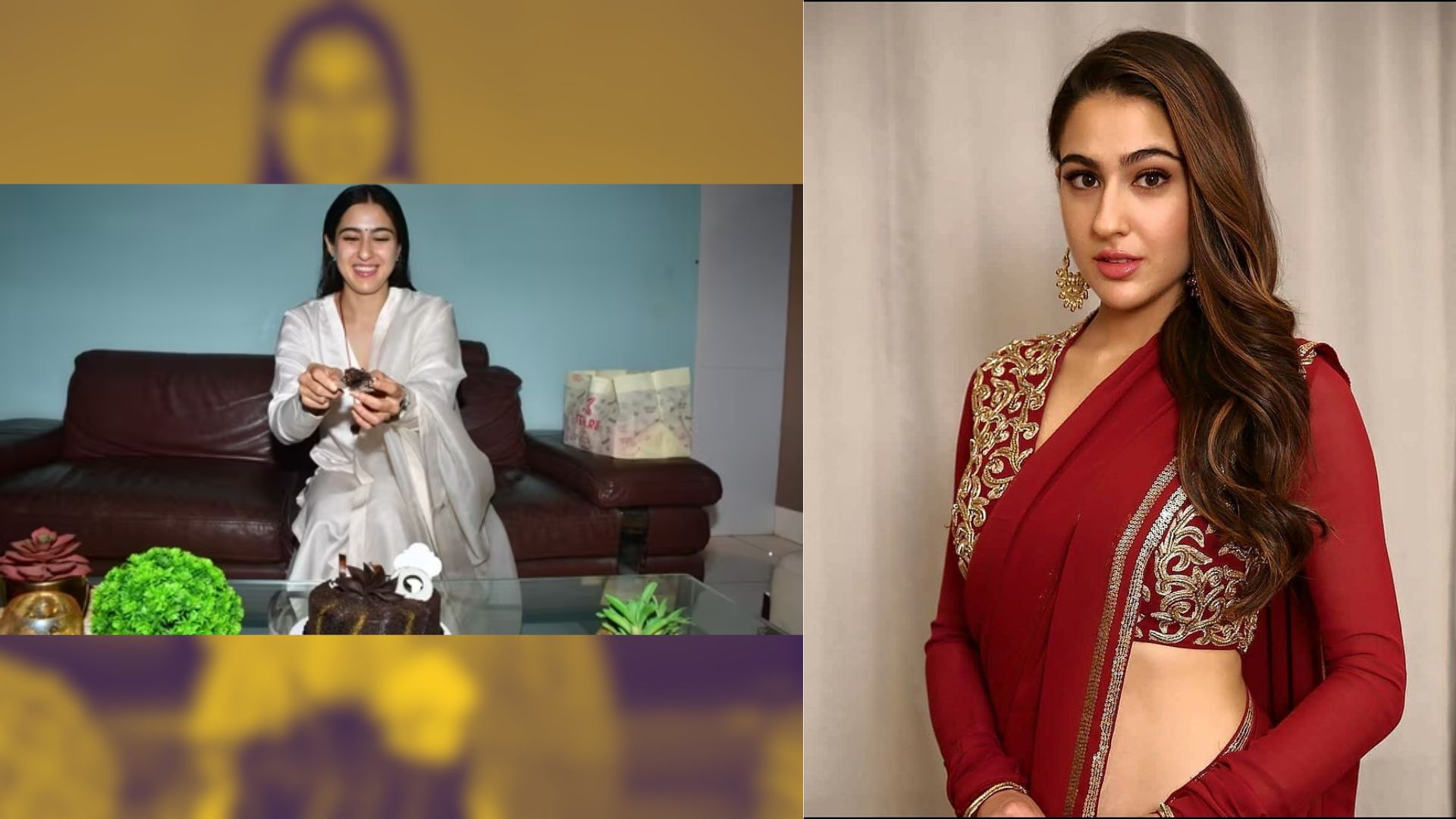 Sara Ali Khan celebrates her birthday with the paparazzi of Mumbai and gives a taste of exciting upcoming projects