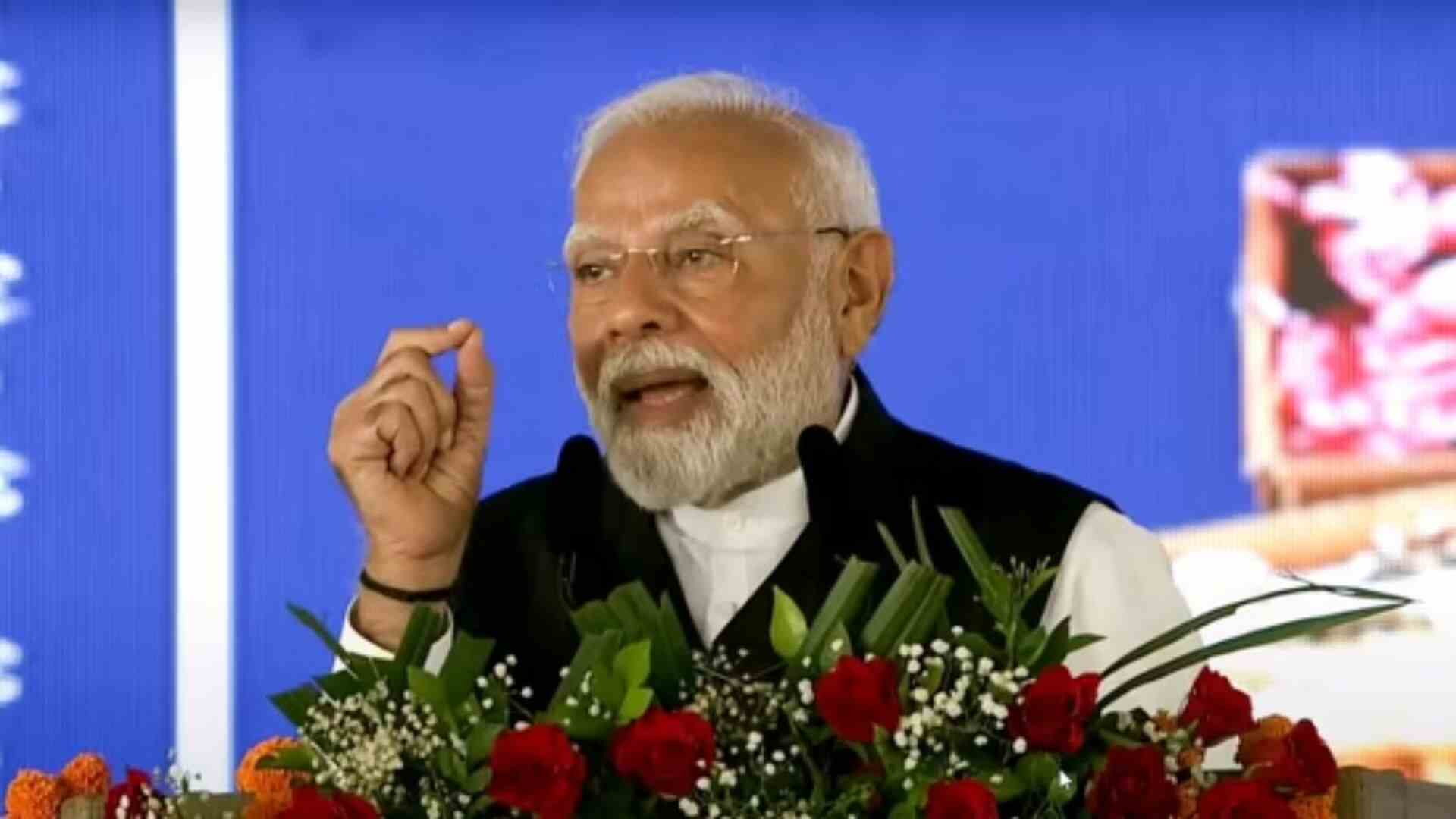 PM Modi Calls Crime Against Women An ‘Unpardonable Sin’ At Lakhpati Didi Sammelan