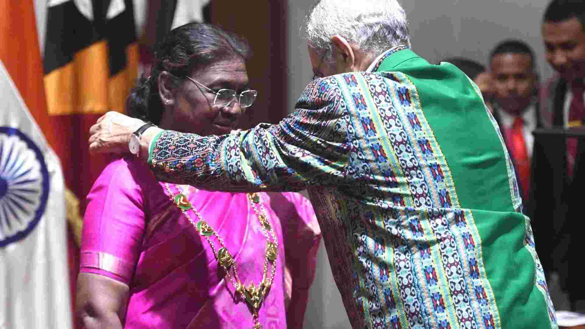 PM Modi Expresses Pride In President Droupadi Murmu Receiving Timor-Leste’s Highest Civilian Award