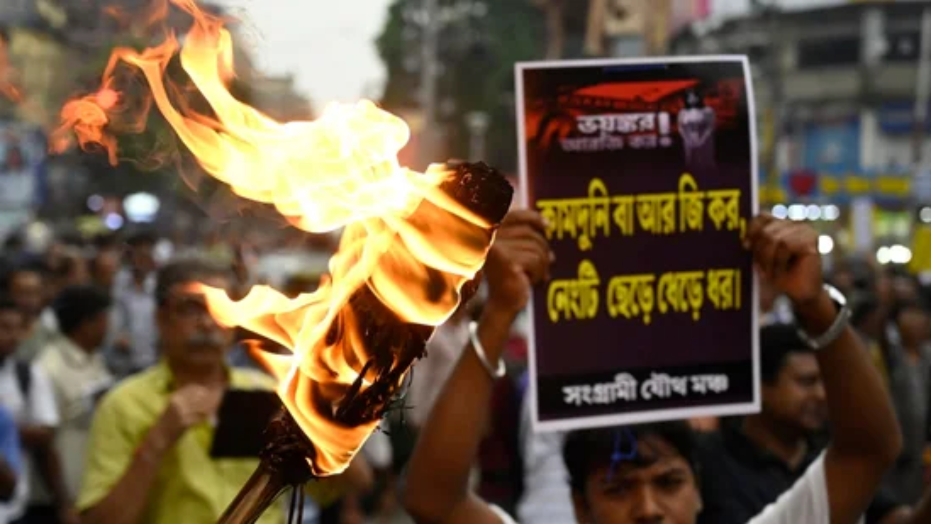 Shimla Stages Late Night Demonstration Against Kolkata Rape And Murder Case