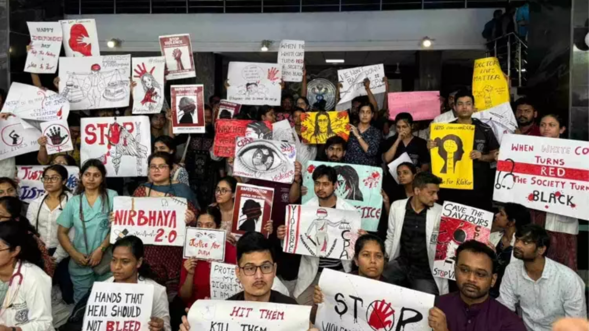 Bharat Badh, Nationwide Protest Over Tragic Rape And Murder Of Trainee Doctor In Kolkata Government College