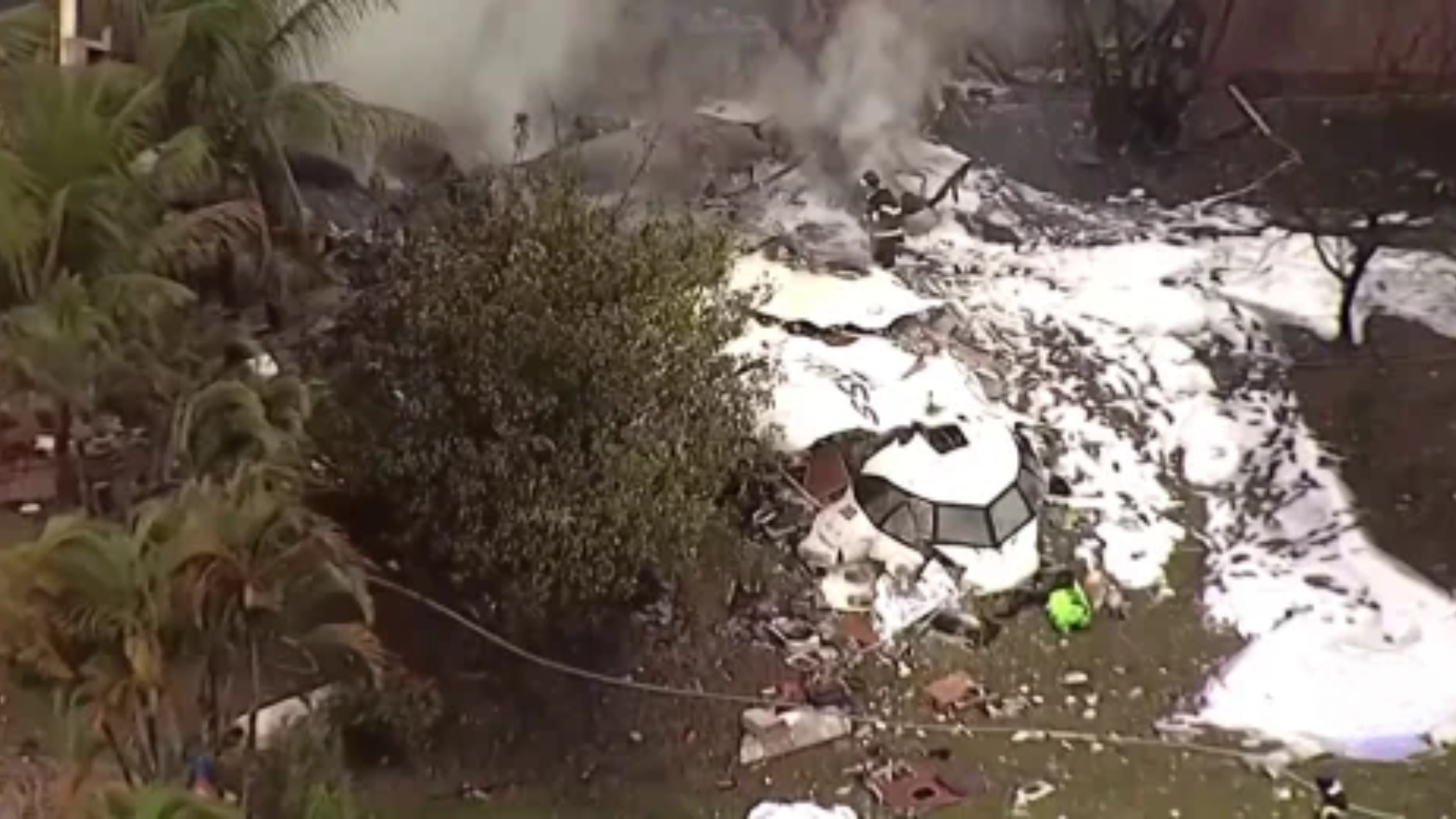 Sixty One KILLED In A Plane Crash In Brazil, Crushed In Pieces