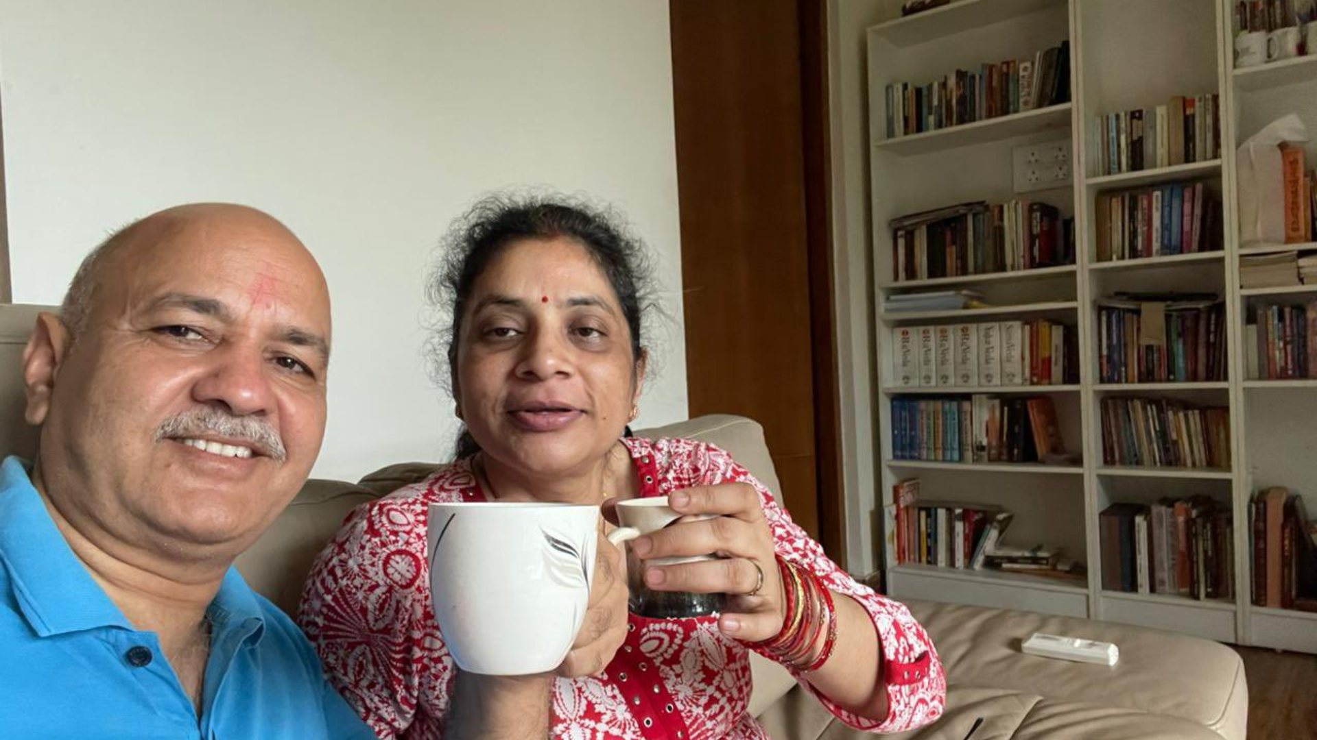 ‘First Tea Of Independence After 17 Months’: Manish Sisodia’s Shares Morning Tea With Wife