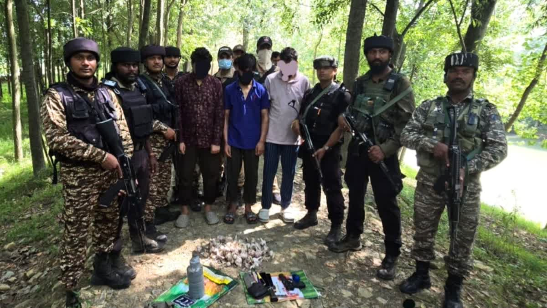 Jammu and Kashmir: Security Forces in Anantnag Arrest Three Terrorist Associates, ammunition seized