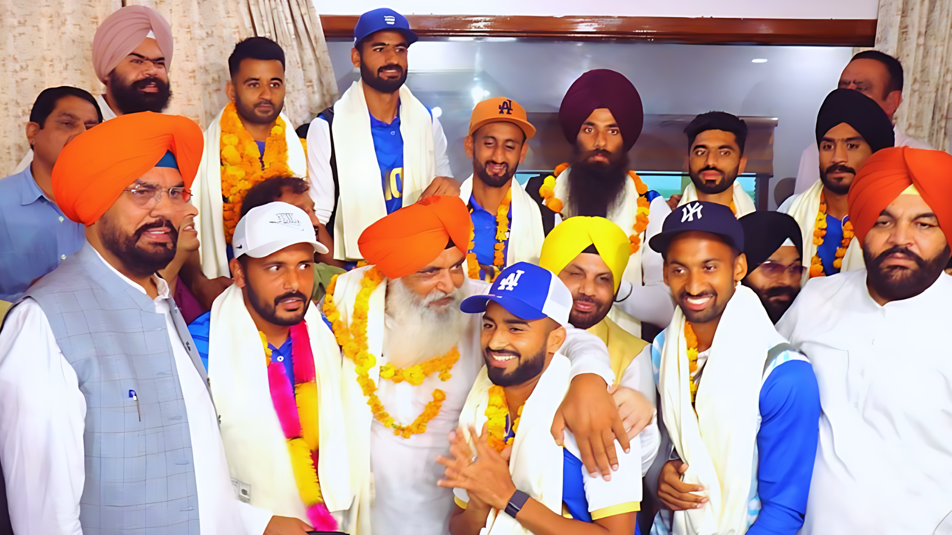 India Hockey Players Arrive In Amritsar After Paris Olympics Bronze Medal Win