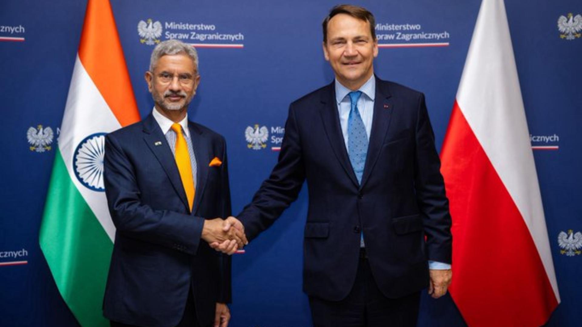 India’s Foreign Minister S. Jaishankar Meets His Polish Counterpart