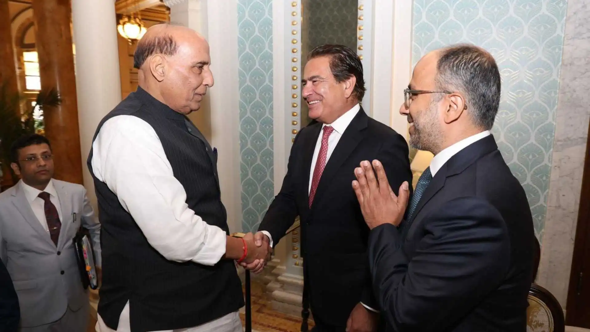 US Defence Firms Invited By Rajnath Singh To Partner In Accelerating Make In India Program