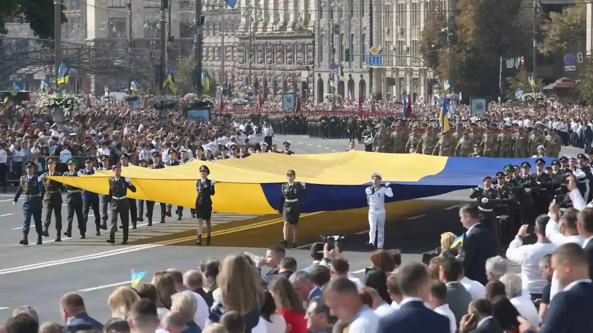 Ukraine Commemorates 33rd Independence Day As War With Russia Hits 30-Month Mark