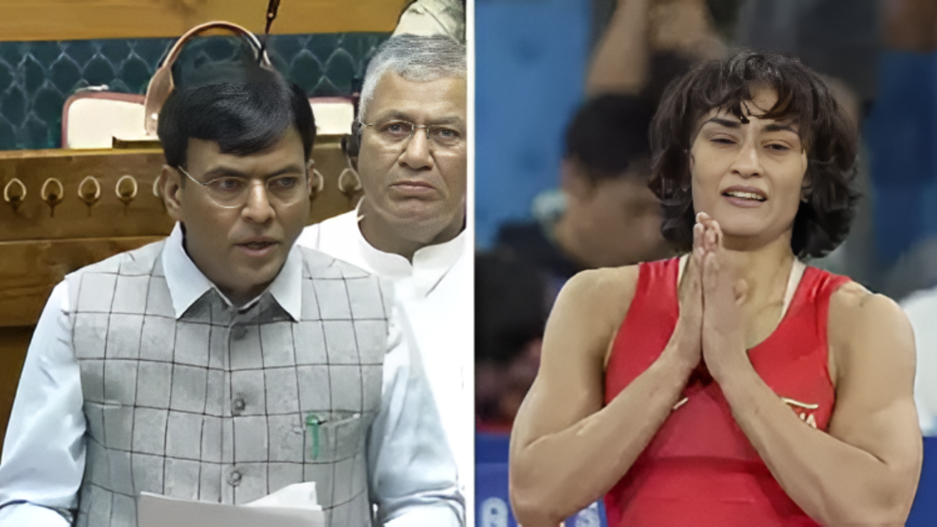 Sports Minister Mansukh Mandaviya Addresses Lok Sabha on Vinesh Phogat’s Disqualification from Paris Olympics