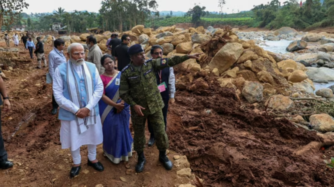 Modi Promises Support To Wayanad Landslide-hit People