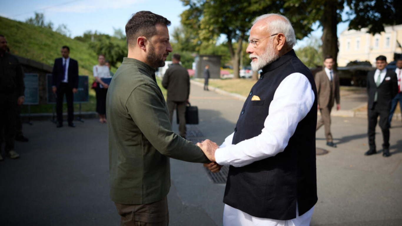 Modi’s Ukraine Visit: India Says It Won’t Choose Sides, But Zelensky Pushes To Host Second Ukraine Peace Summit