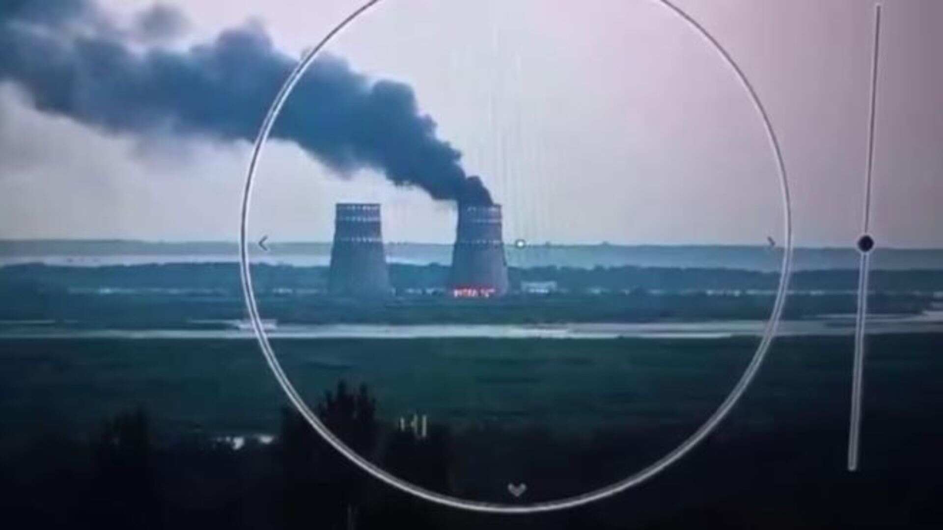 Ukraine: Fire Erupts At Cooling Tower Of Zaporizhzhia Nuclear Plant