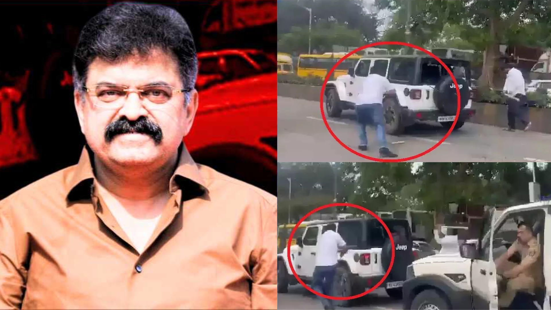 NCP’s Jitendra Awhad’s Vehicle Attacked in Navi Mumbai; One Suspect Detained