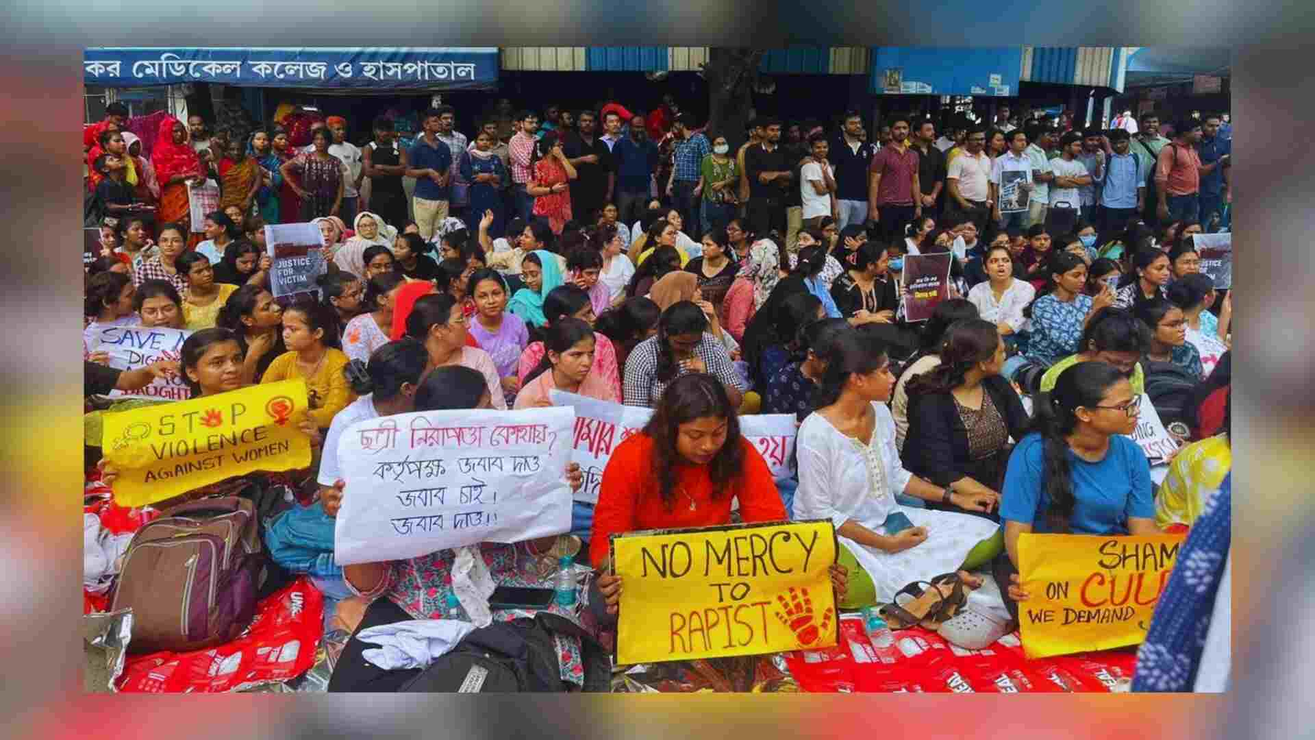 Jantar Mantar Protest: Doctors Demand Justice In Kolkata Rape-Murder Case