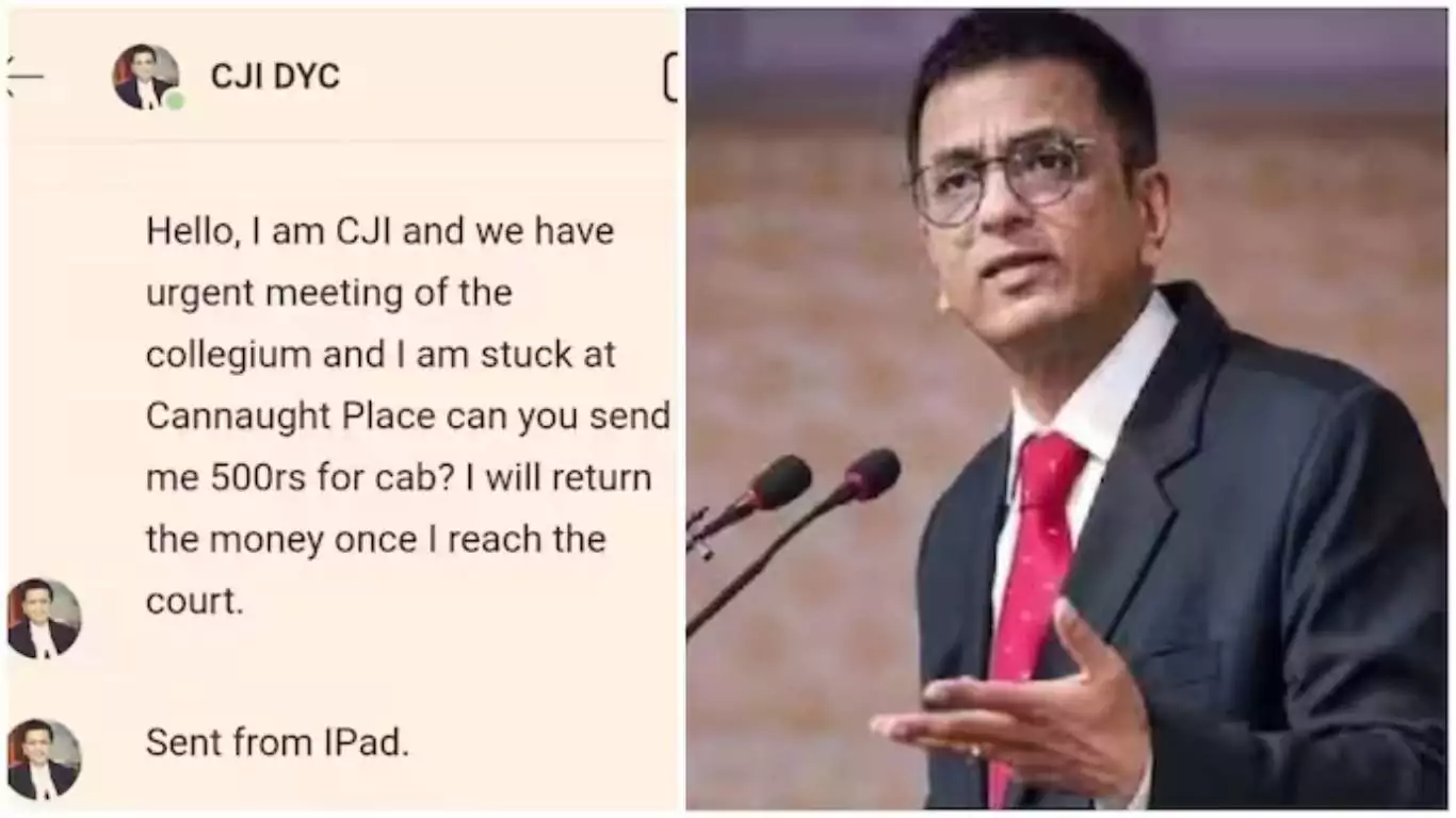 Supreme Court Seeks Delhi Police’s Help After Scammer Impersonates Chief Justice D.Y. Chandrachud