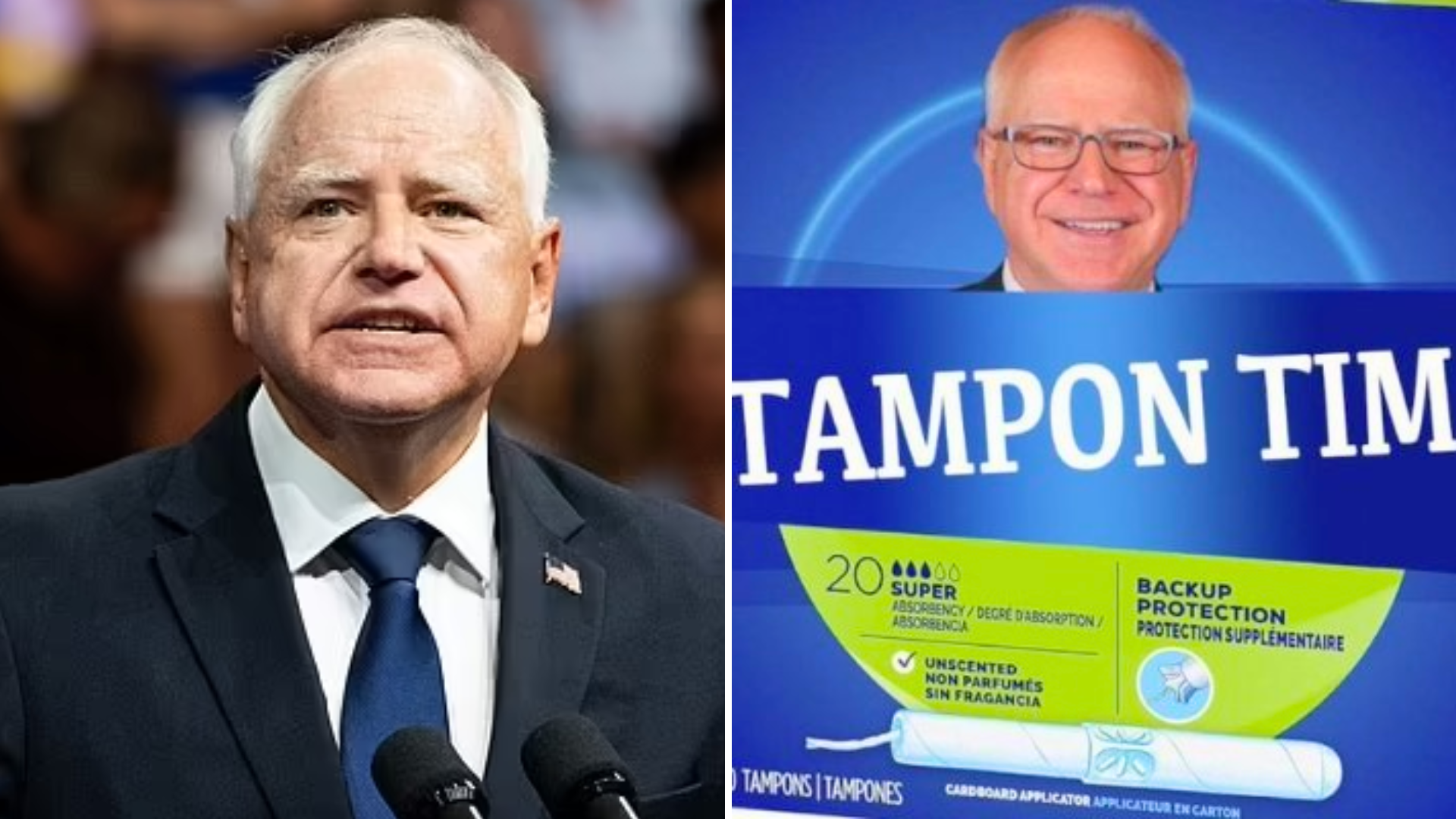 Why Is Kamala Harris’ Running Mate Tim Walz Being Called ‘Tampon Tim’ By Donald Trump Supporters?