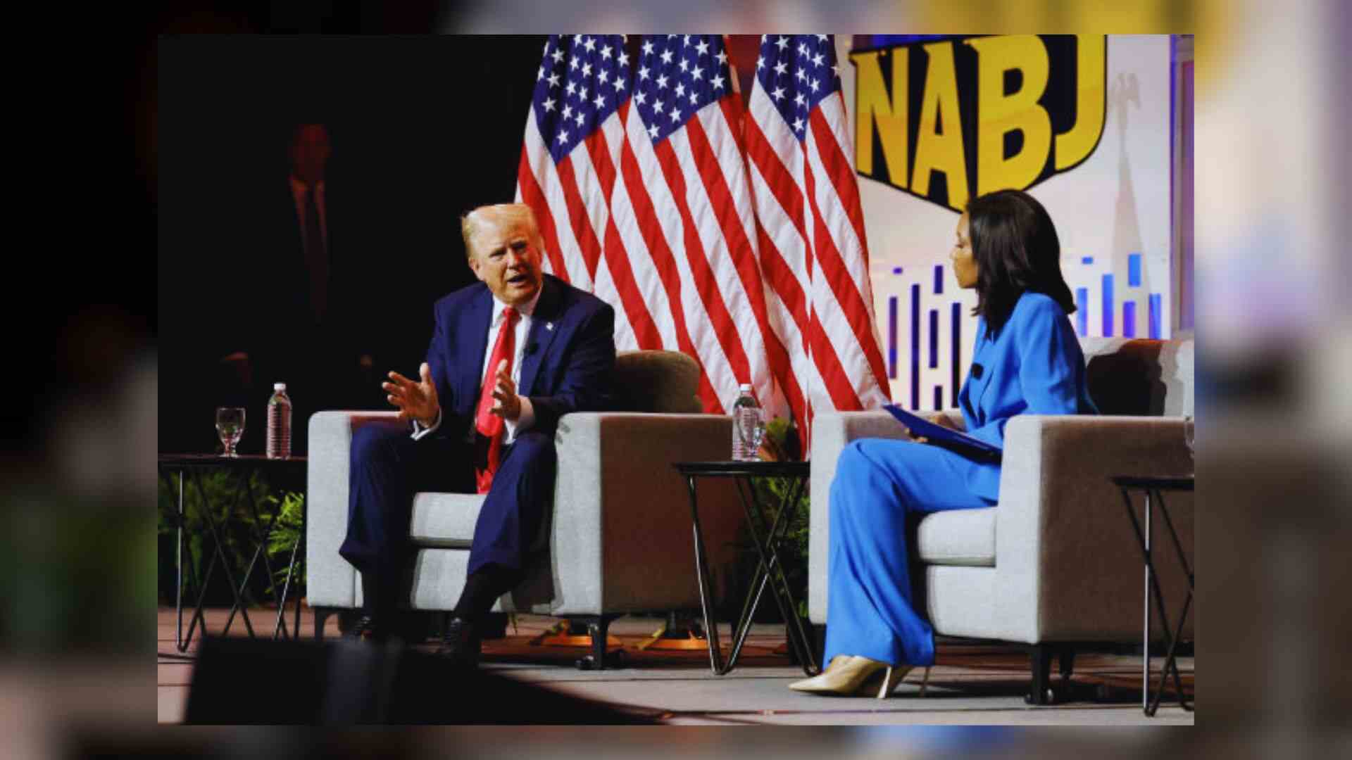 Trump Calls His NABJ Treatment ‘Disgraceful’ And Claims To Be ‘Best President For The Black Population Since Abraham Lincoln’