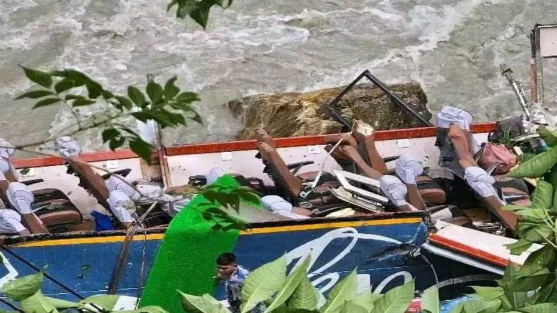 Indian Bus with 40 Passengers Plunges into Nepal’s Marsyangdi River