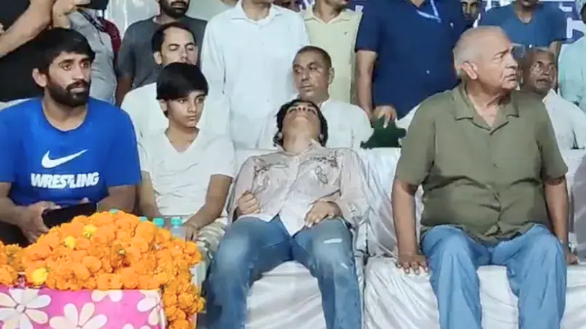 Visibly Tired Vinesh Phogat Falls Sick During Felicitation In Village, Struggles To Sit- Watch!