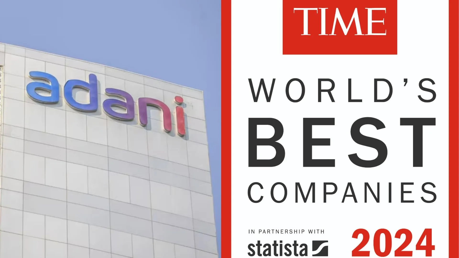 Adani Recognised In TIME World’s Best Companies Of 2024