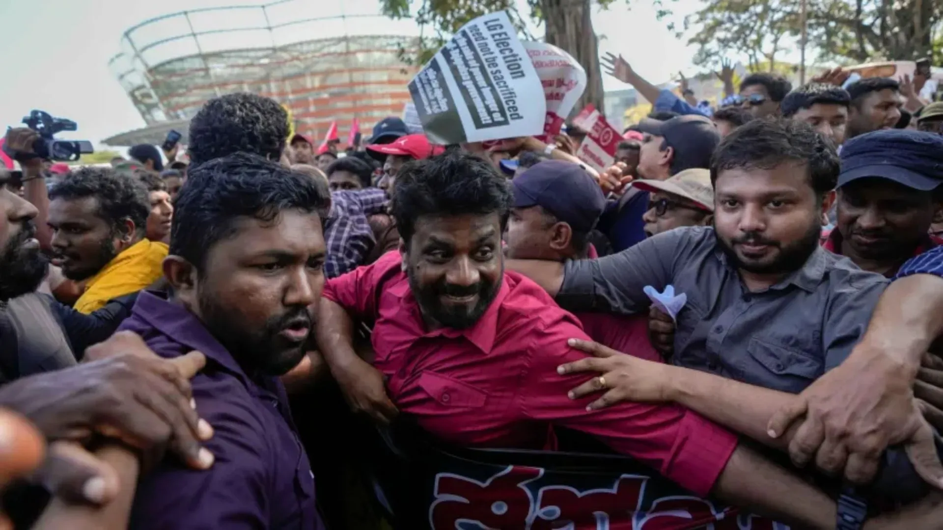 Aragalaya’ Movement Influences Voter Sentiment Ahead Of Sri Lankan Presidential Election