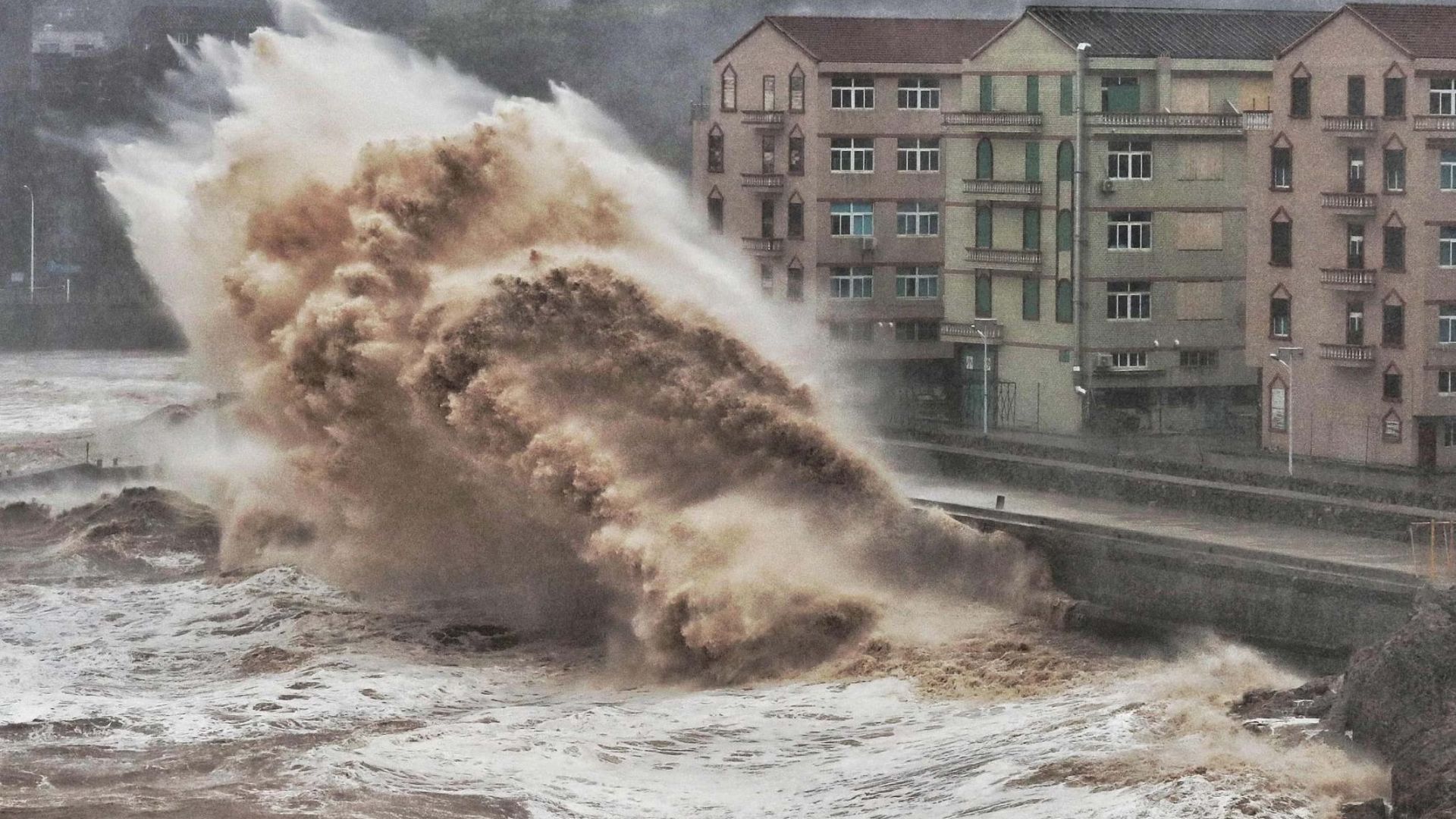 Flight, Trains Suspended As Shanghai Hit By Strongest Typhoon