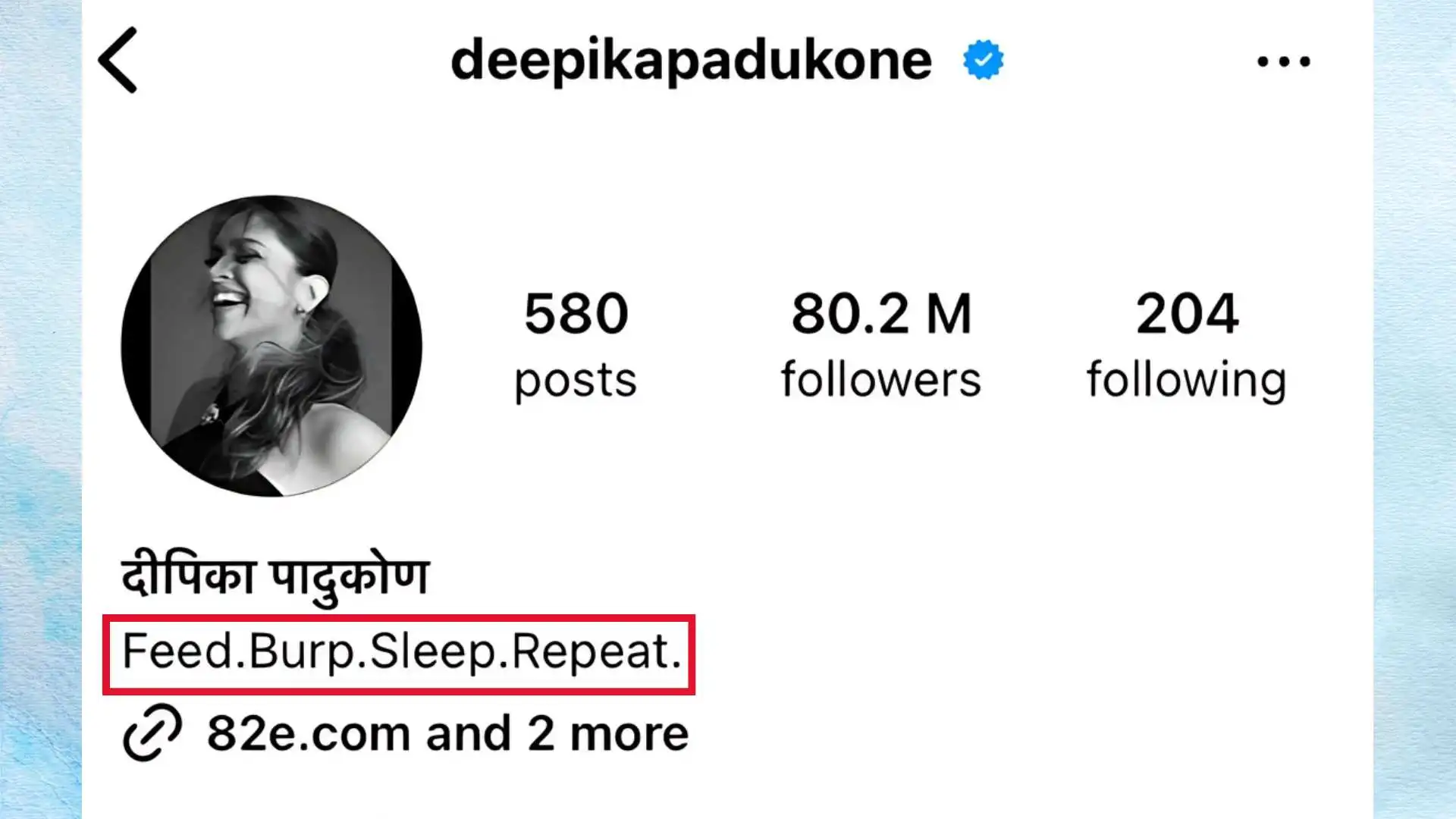 Deepika Padukone’s Instagram Bio Reveals Adorable New Mom Life: ‘Feed Burp Sleep Repeat’