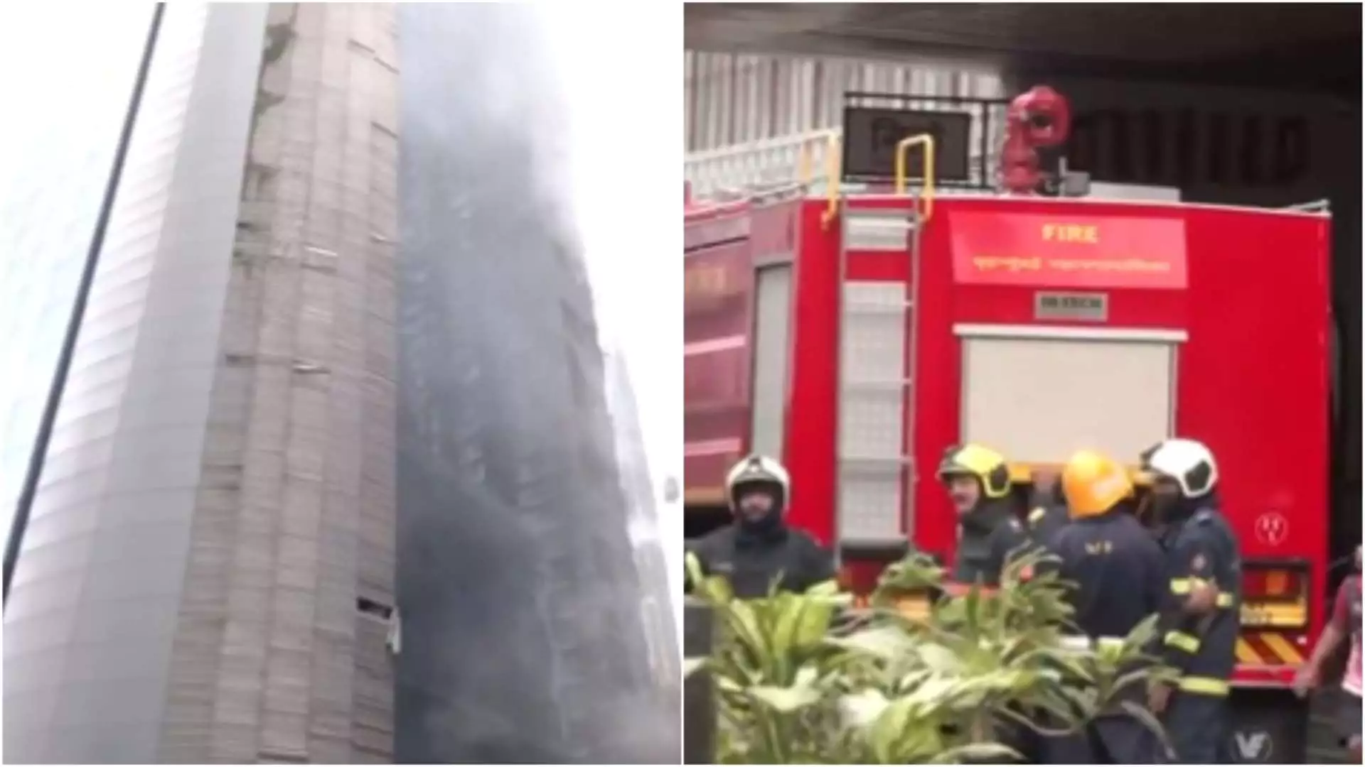 Fire Breaks Out At The Times Tower building In Mumbai, Firefighting Operatinos Underway