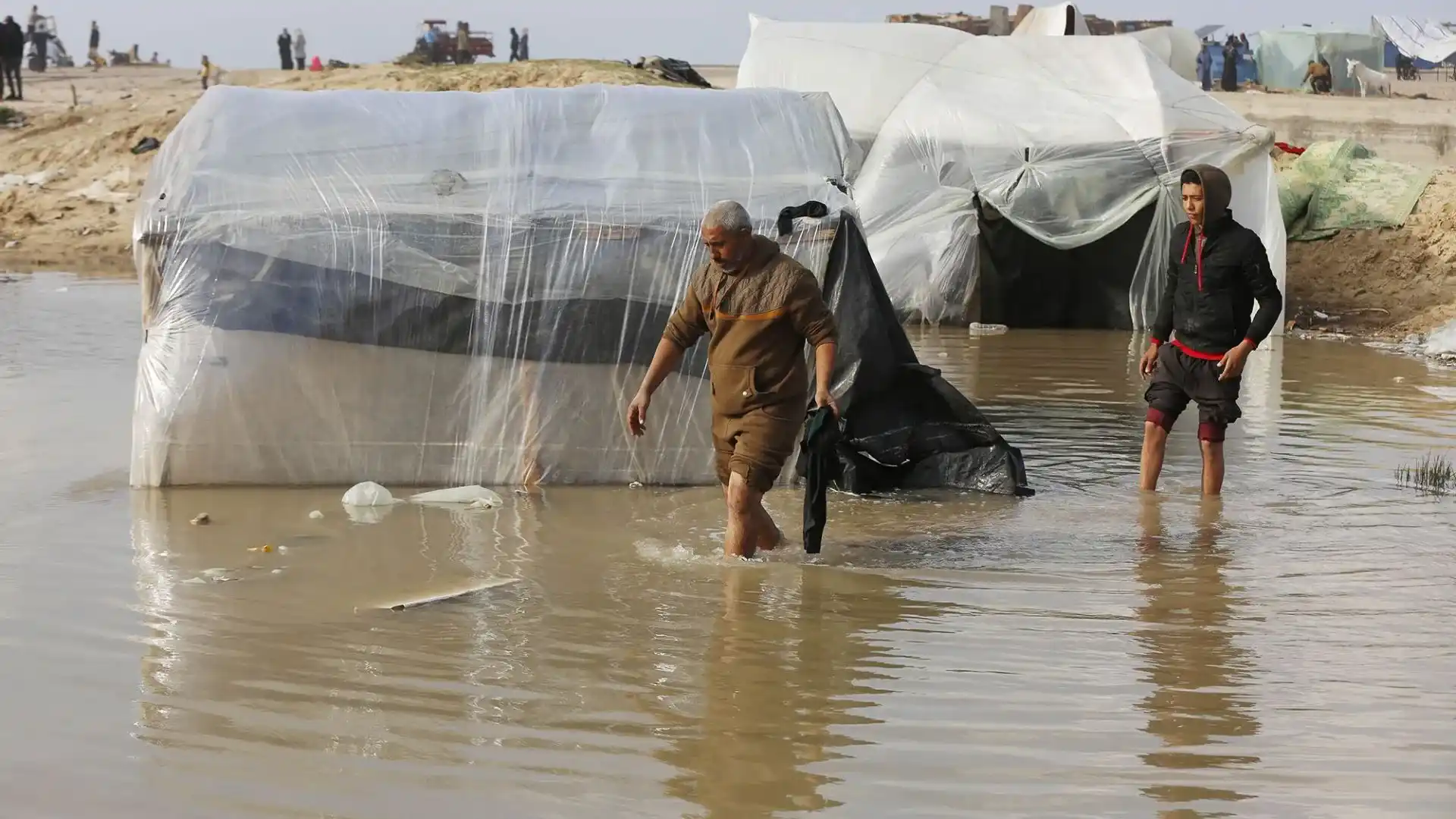 Floods In Gaza Intensify Hardships For Displaced Families